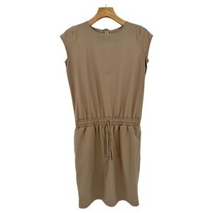 Albion Fit Going Places Dress in Tan Size S